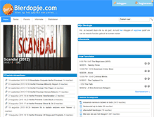 Tablet Screenshot of bierdopje.com